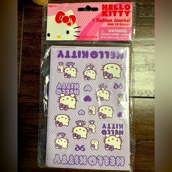 Vintage Sanrio Hello Kitty Fashion Journal/Diary With Stickers - Picture 1 of 6